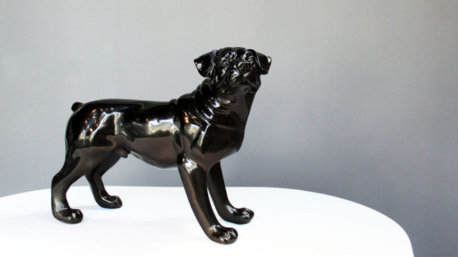 Antonio Becerro - Escultura Perro Negro