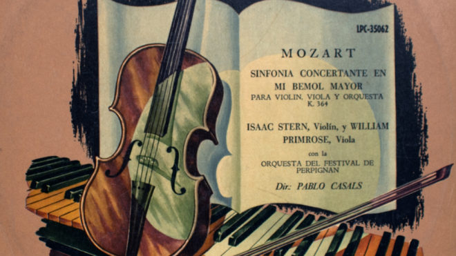 Mozart Concertante en mi bemol mayor para violín viola y orquesta K.364